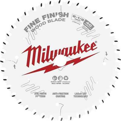 Milwaukee 6-1/2 In. 40-Tooth Fine Finish Circular Saw Blade
