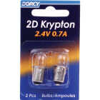 Dorcy 2D Krypton 2.4V 0.7A Flashlight Bulb (2-Pack) Image 1