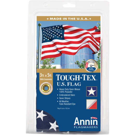 Annin Tough-Tex 3 Ft. x 5 Ft. Polyester American Flag